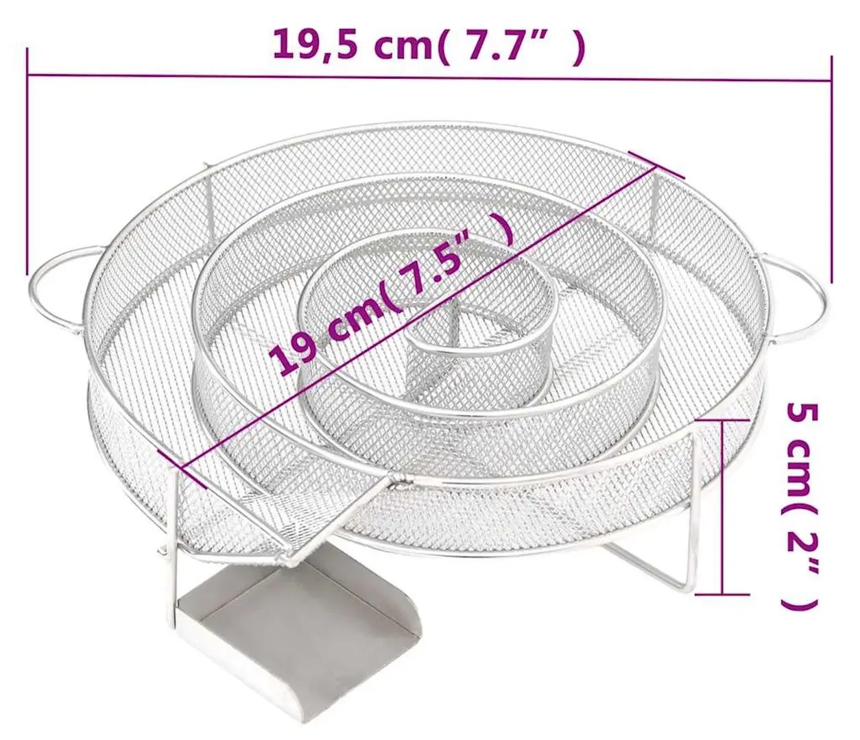 Afumatoare VidaXL 3200751 (Inox)