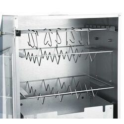 Afumatoare VidaXL 3200751 (Inox) Thumb