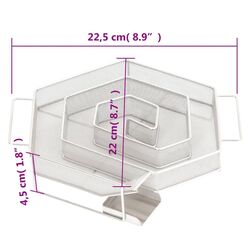 Afumatoare VidaXL 3200754 (Inox) Thumb