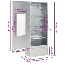 Afumatoare VidaXL 3200754 (Inox) Thumb