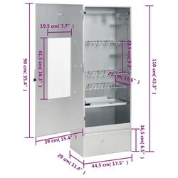 Afumatoare VidaXL 3200758 (Inox) Thumb