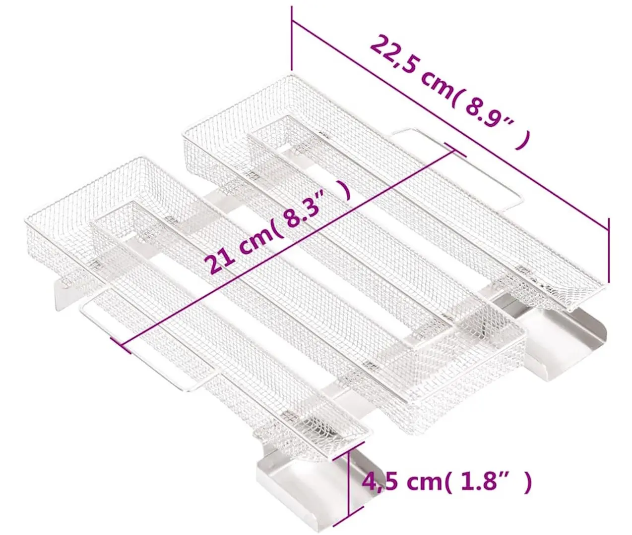 Коптильня VidaXL 3200759 (Inox)