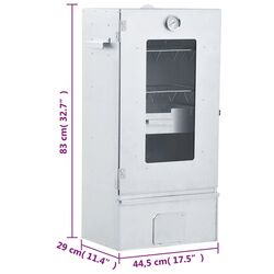 Afumatoare VidaXL 3200763 (Inox) Thumb