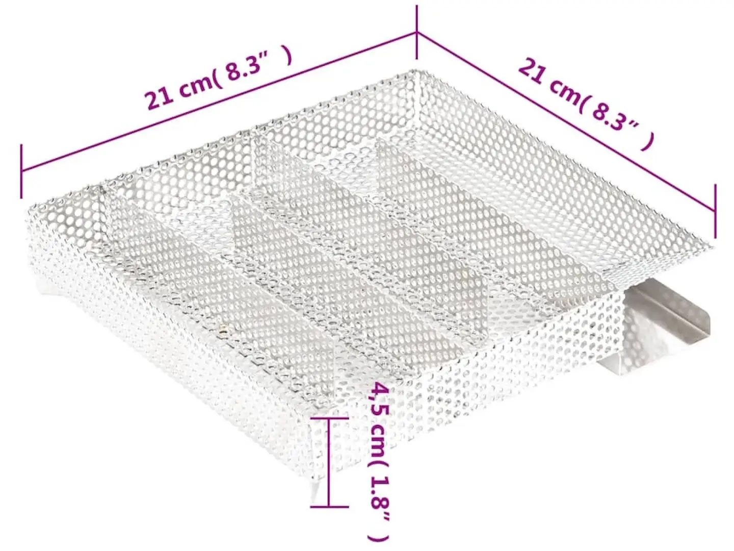 Afumatoare VidaXL 3200764 (Inox) - 14