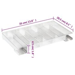 Afumatoare VidaXL 3200770 (Inox) Thumb