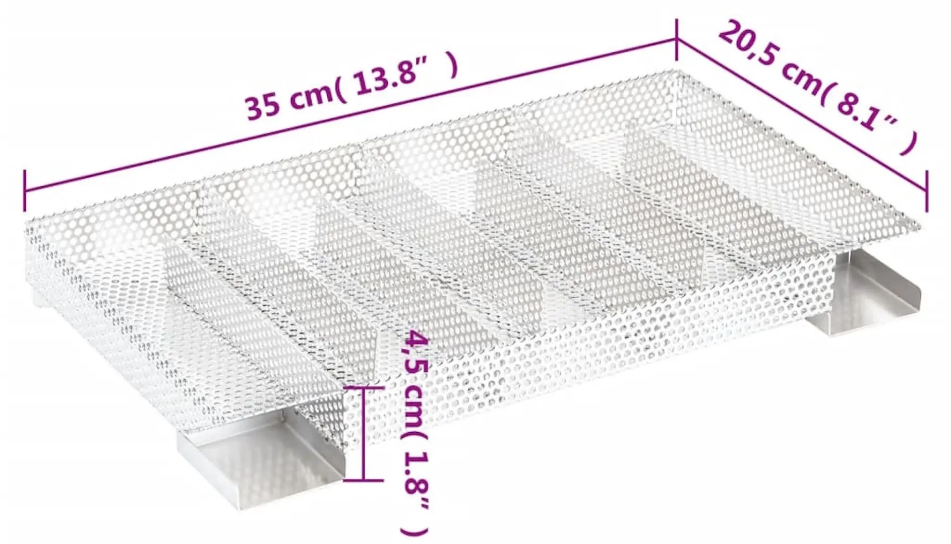Коптильня VidaXL 3200772 (Inox) - 12