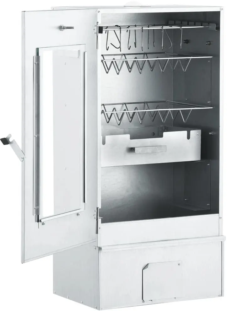 Afumatoare VidaXL 46528 (Silver)