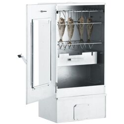 Afumatoare VidaXL 46528 (Silver) Thumb