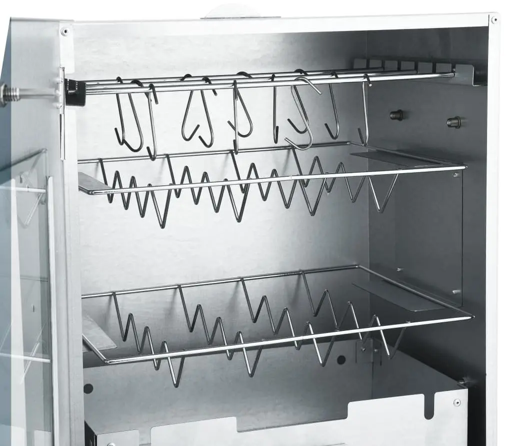 Afumatoare VidaXL 46528 (Silver)