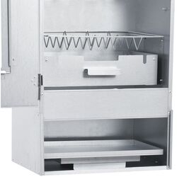 Afumatoare VidaXL 46528 (Silver) Thumb