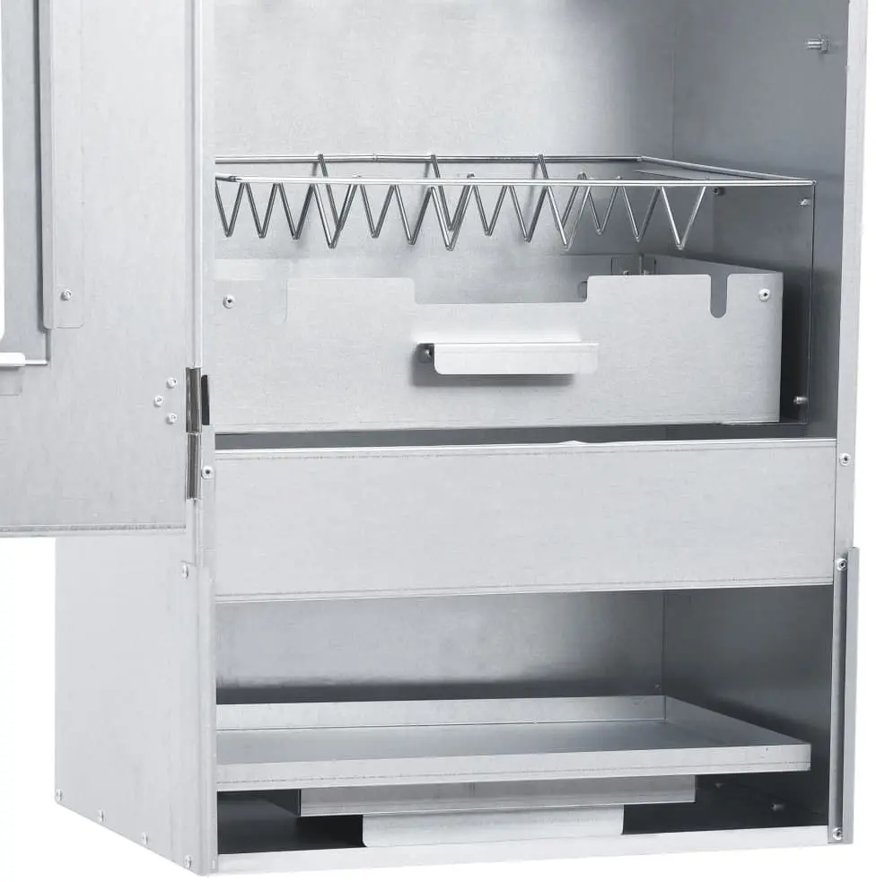 Afumatoare VidaXL 46528 (Silver)