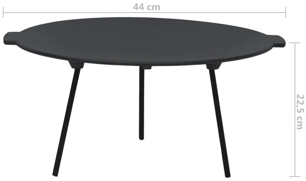 Костровый диск VidaXL 313361 (Black) - 6