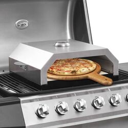 Cuptor pentru pizza vidaXL 47395 (Inox/Black) Thumb
