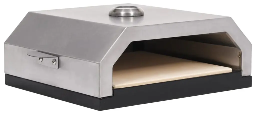 Cuptor pentru pizza vidaXL 47395 (Inox/Black)