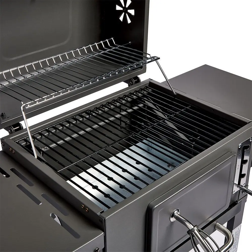 Gratar cu afumatoare VonHaus 2500869 (Black)