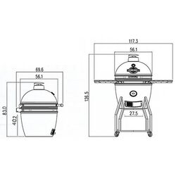 Гриль Yakiniku Kamado Large 19 (Black) Thumb
