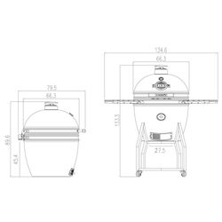 Gratar Yakiniku Kamado Xlarge 22 (Black) Thumb