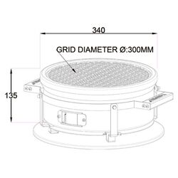 Гриль Yakiniku Shichirin 800700 (Black) Thumb