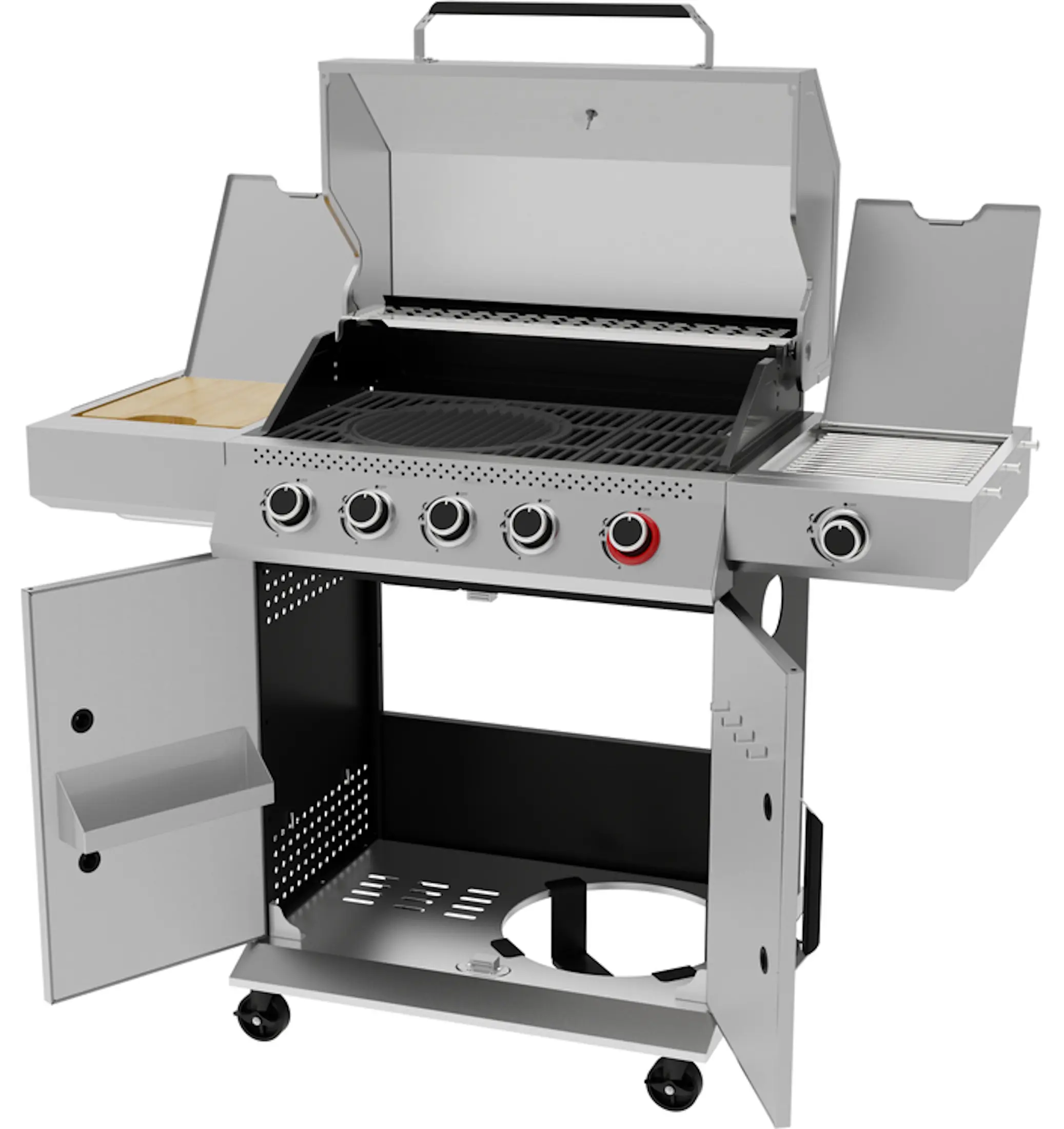 Grill pe gaz Yato YG-20032 (Inox) - 3