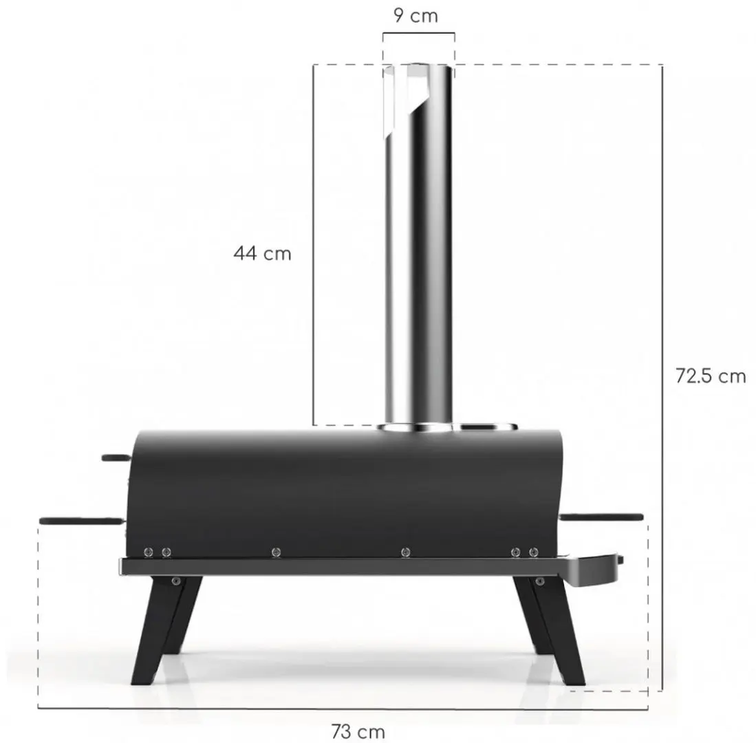 Печь для пиццы Ziipa Piana (Carbon) - 11