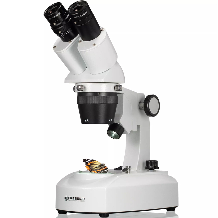 Microscop Bresser ICD LED 20x-80x Stereo (White/Black)