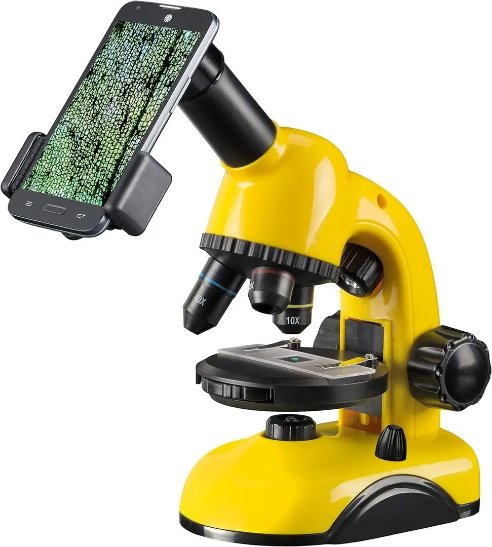 Microscop Bresser National Geographic 40x-800x (Yellow/Black)