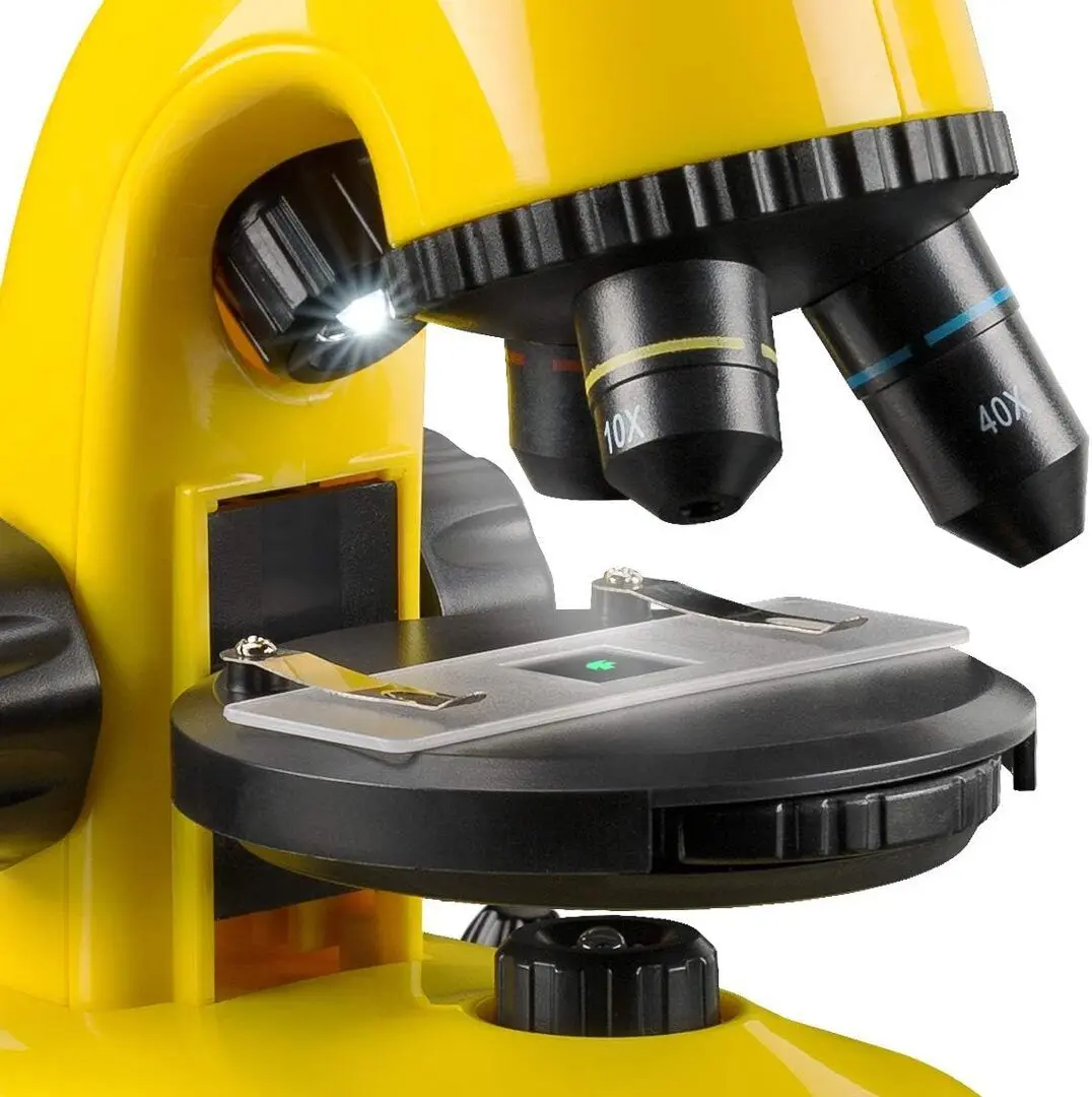 Microscop Bresser National Geographic 40x-800x (Yellow/Black)