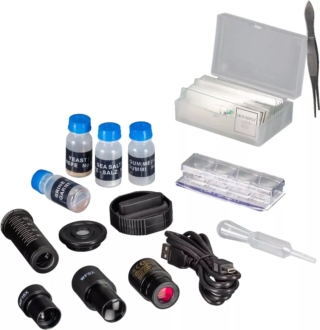 Microscop Bresser NV Biolux 20x-1280x (White/Black)