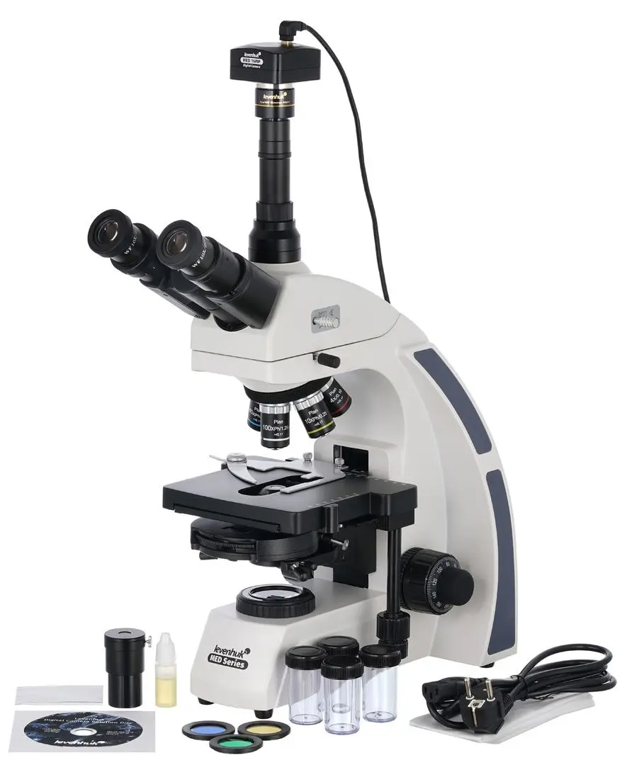 Microscop Levenhuk MED D45T (White/Grey)