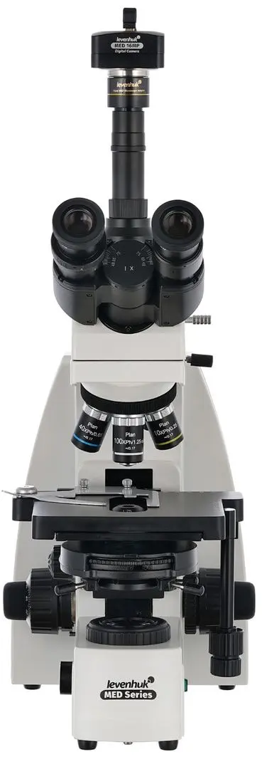 Microscop Levenhuk MED D45T (White/Grey)