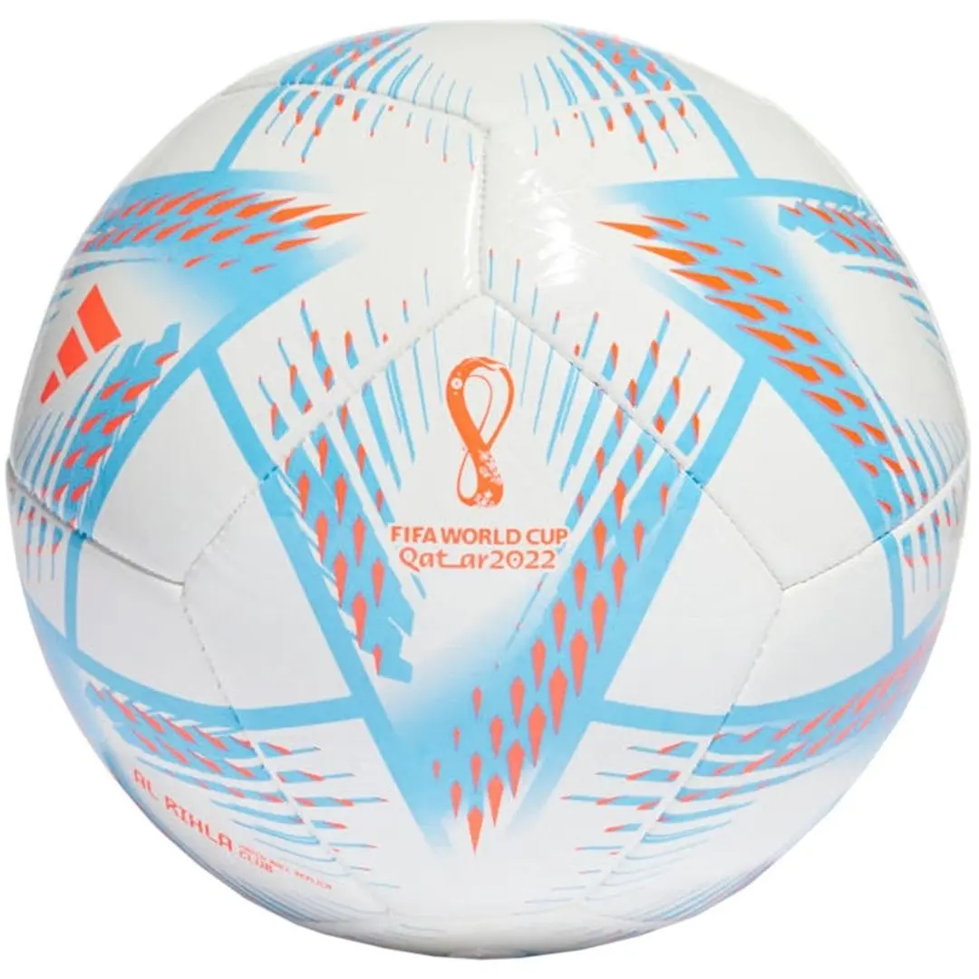 Minge de fotbal Adidas AL Rihla Club H57786 R.4 (White/Blue)