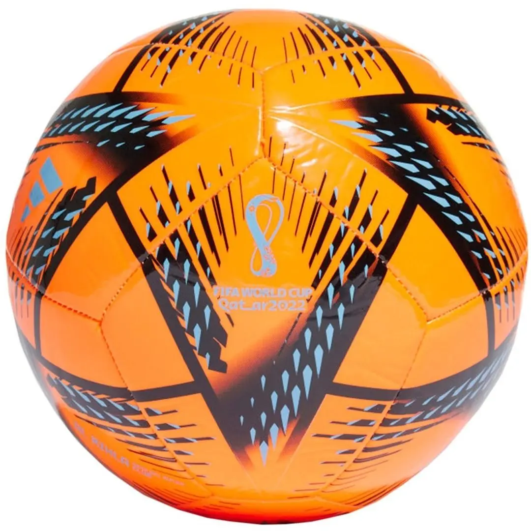 Minge de fotbal Adidas AL Rihla Club H57803 R.4 (Orange/Black)