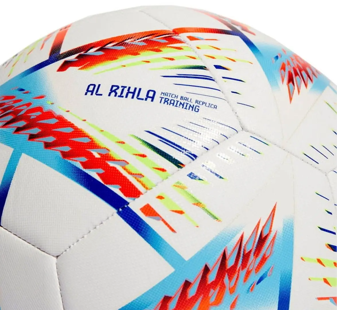 Мяч футбольный Adidas AL Rihla Training 57798 R.5 (White/Red/Blue) - 3