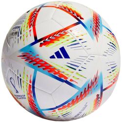 Minge de fotbal Adidas AL Rihla Training 57798 R.5 (White/Red/Blue)