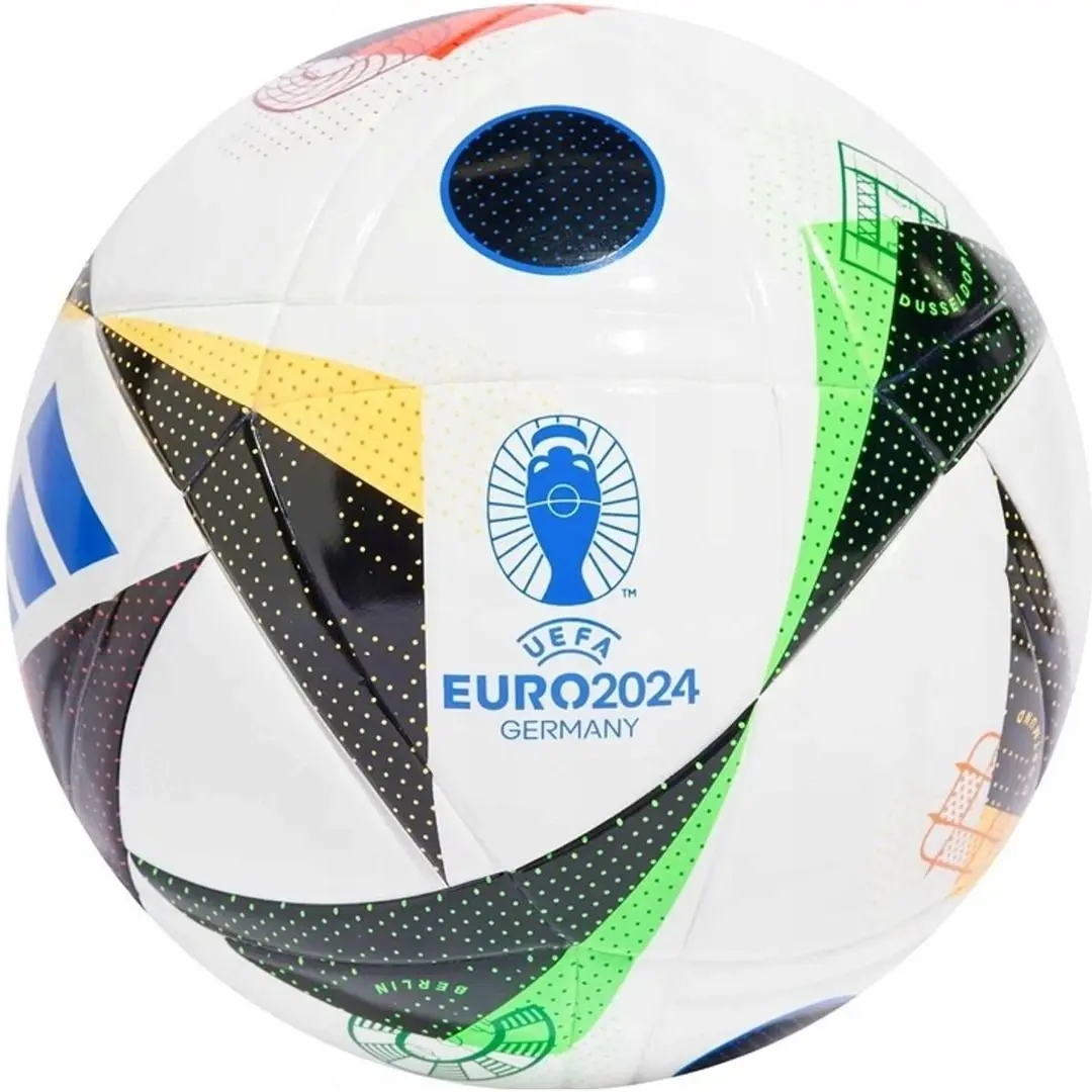 Minge de fotbal Adidas Euro 2024 IN9370 (White/Black)