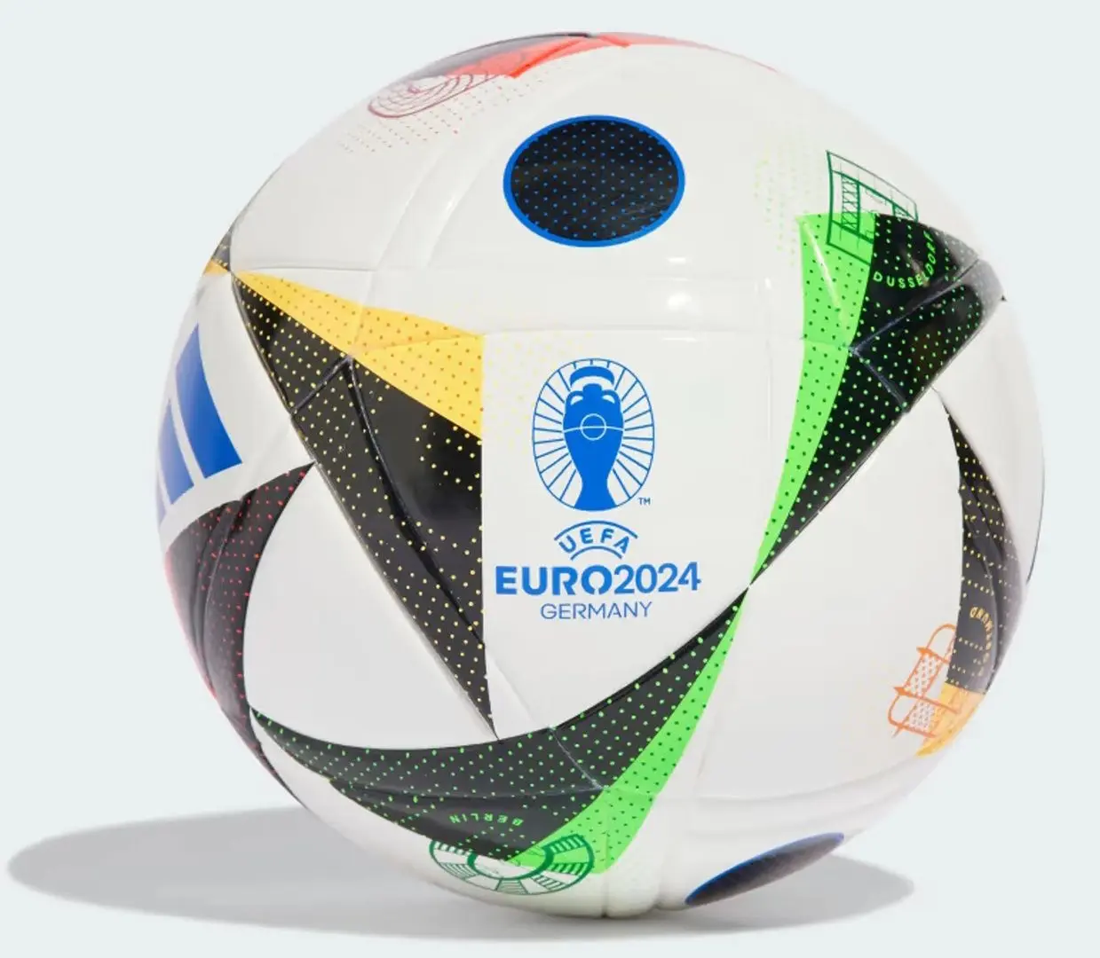 Minge de fotbal Adidas Euro 2024 League J350 IN9376 (White/Black) - 2