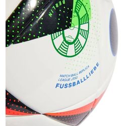 Minge de fotbal Adidas Euro 2024 League J350 IN9376 (White/Black) Thumb