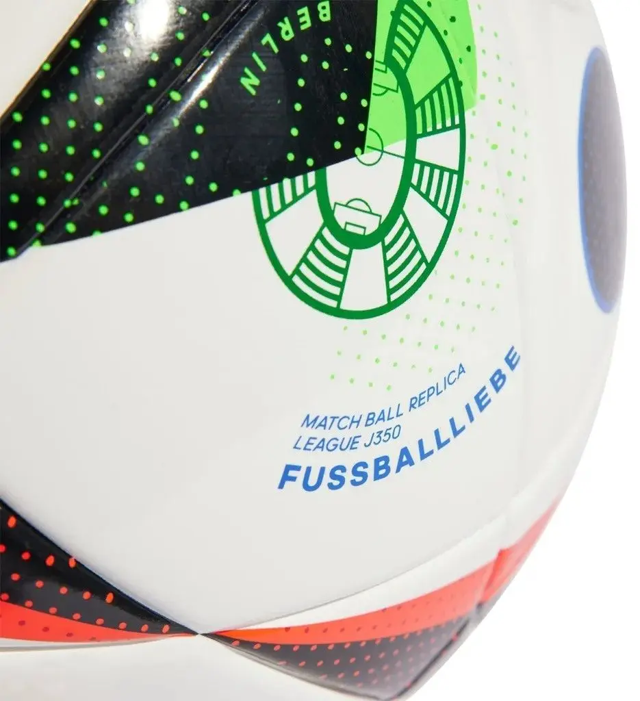Minge de fotbal Adidas Euro 2024 League J350 IN9376 (White/Black) - 4