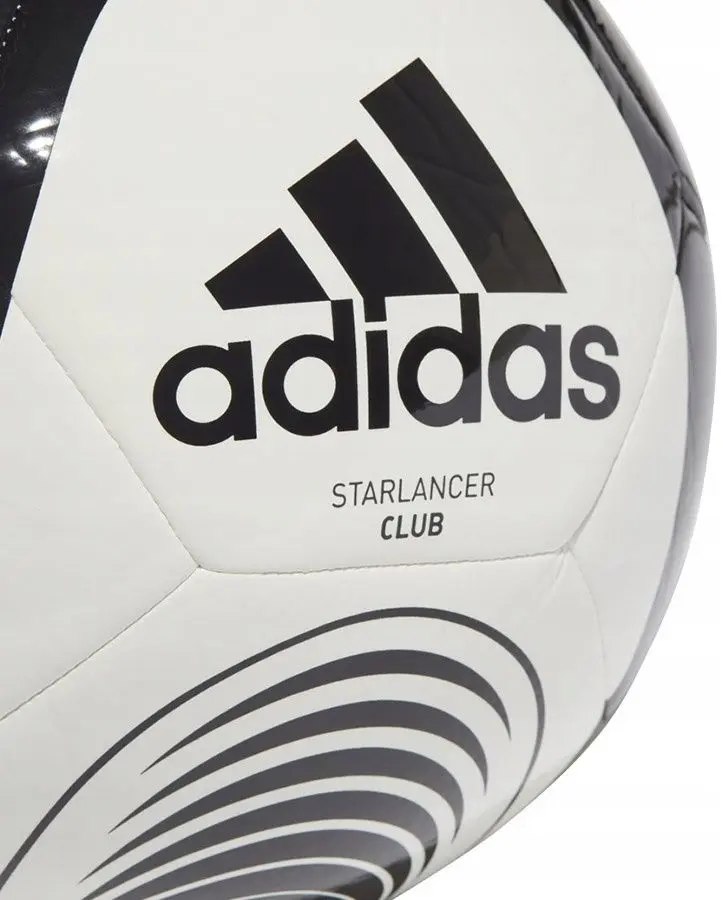 Minge de fotbal Adidas Starlancer Club GK3499 size 5 (White/Black) - 3