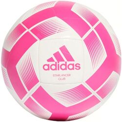Minge de fotbal Adidas Starlancer Club IB7719 R.5 (White/Pink)