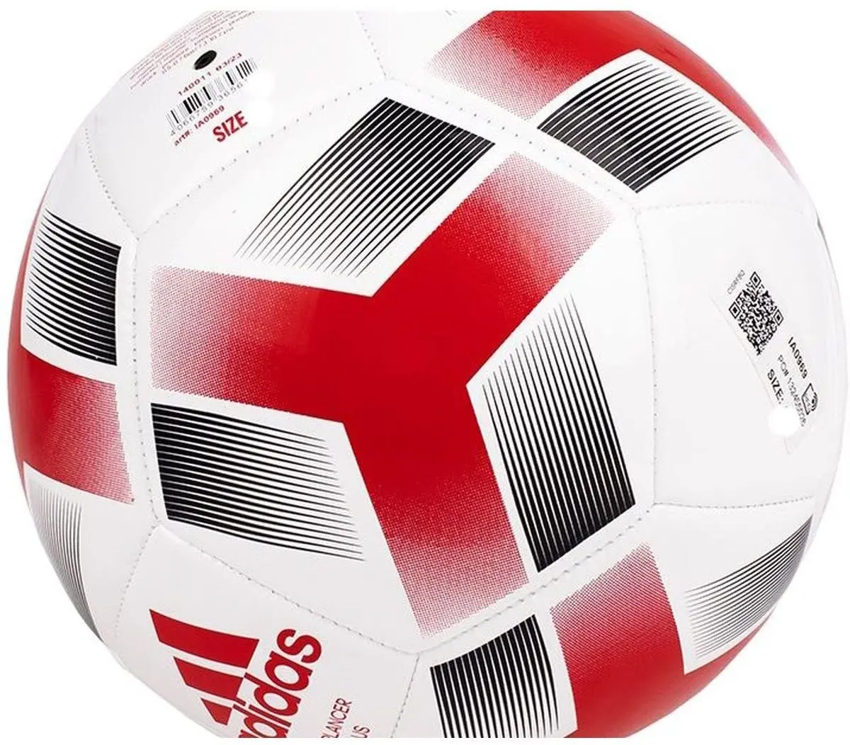Minge de fotbal Adidas Starlancer Plus (Red/Black) - 2