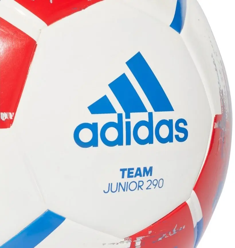 Мяч футбольный Adidas Team J290 CZ9574 R.5 (White/Red) - 2