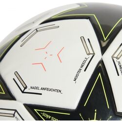 Мяч футбольный Adidas UCL League J290 IX4058 R.4 (White/Black) Thumb