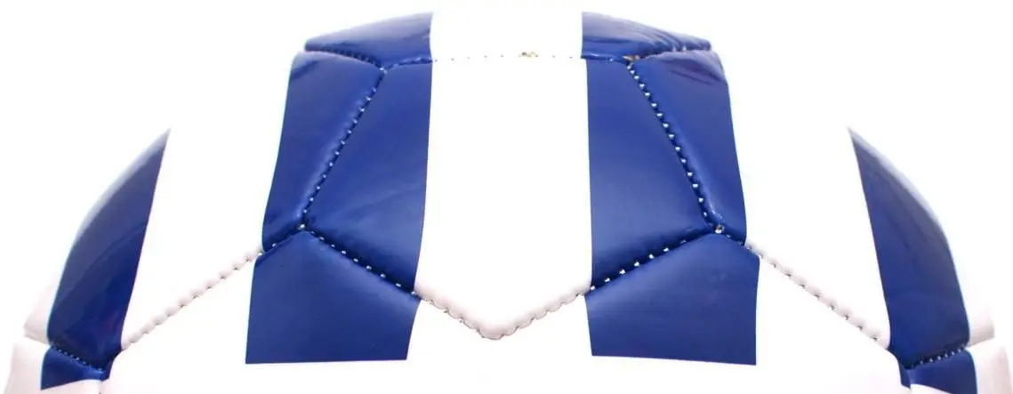 Minge de fotbal Detal 373104 R.5 (White/Blue)