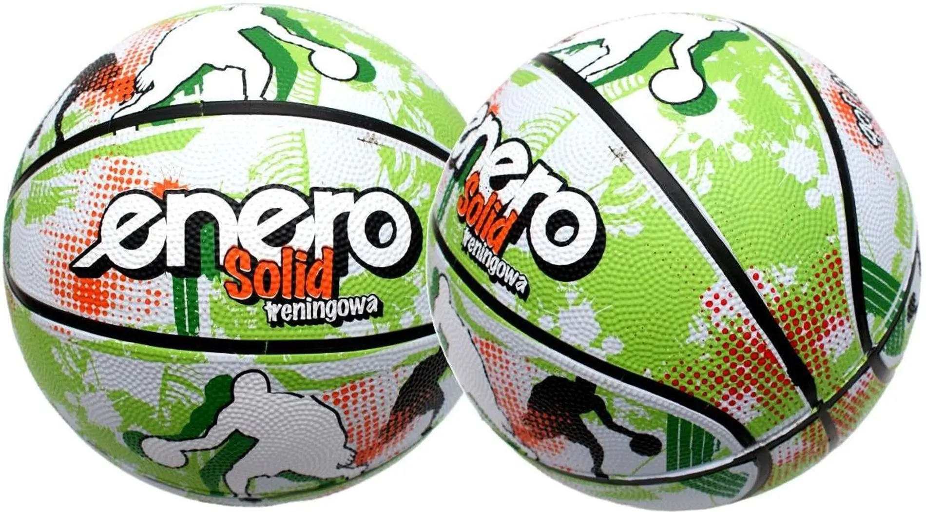 Minge de baschet Enero Solid R.7 (Green/White) - 4