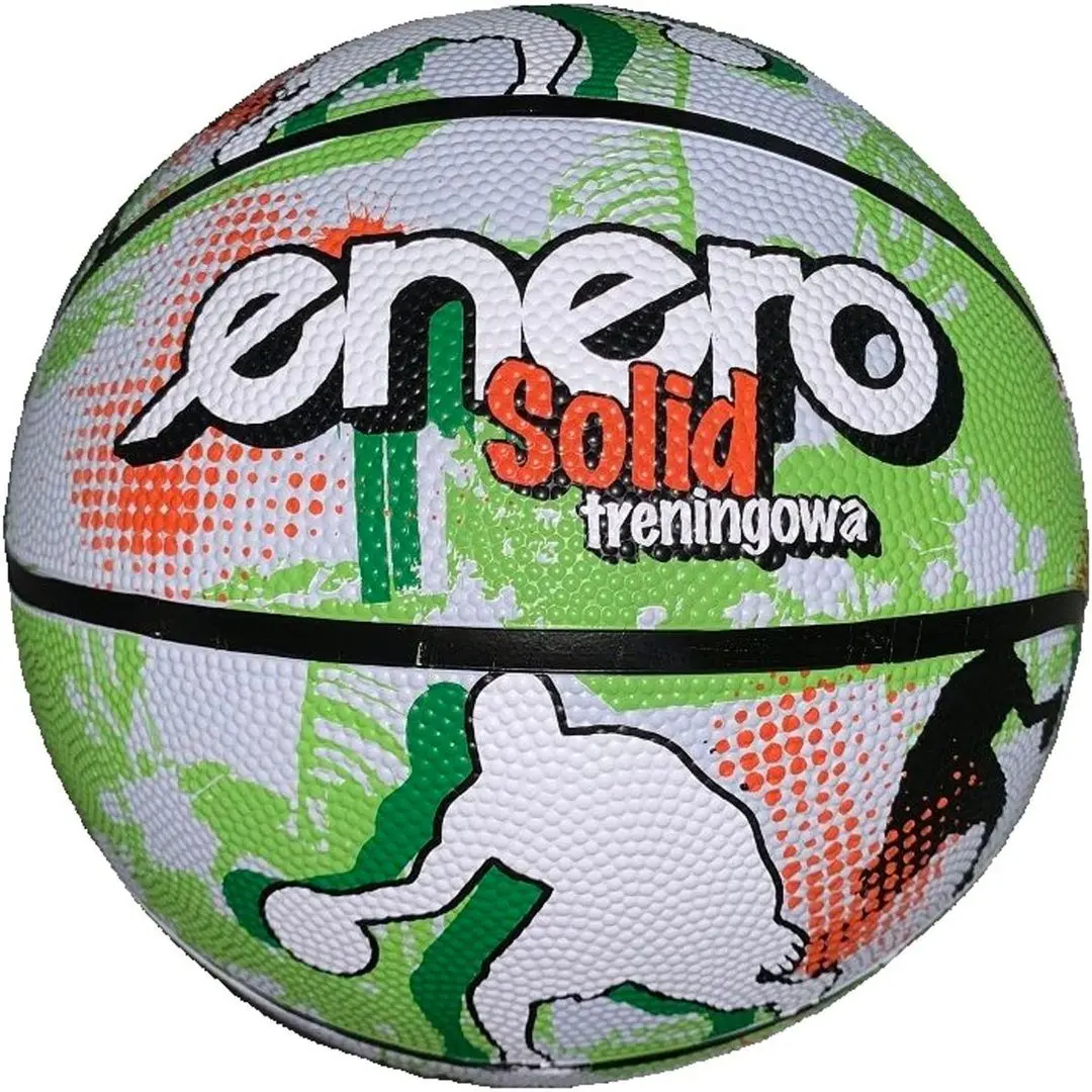 Minge de baschet Enero Solid R.7 (Green/White)