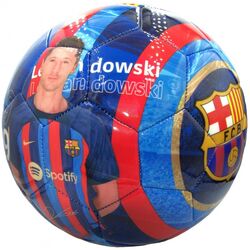Minge de fotbal Enero FC Barcelona Robert Lewandowski R.5 (Blue/Red) Thumb