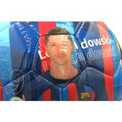 Minge de fotbal Enero FC Barcelona Robert Lewandowski R.5 (Blue/Red) Thumb