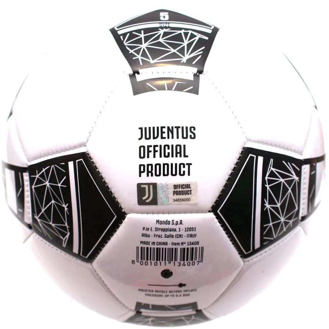 Мяч футбольный Mondo Juventus R.5 134007 (White/Black) - 3