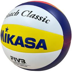 Minge pentru volei Mikasa Beach Classic BV552C (Blue/White) Thumb